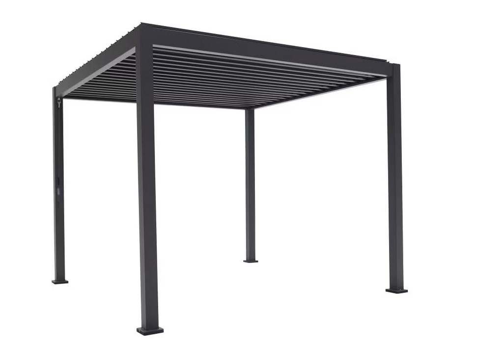 Garten Pergola Classic 300 x 300 cm Grau